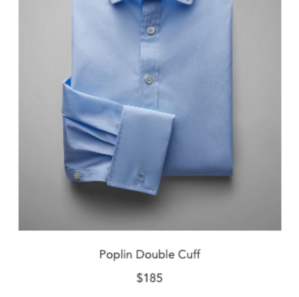 New in original pack PINK BRAND blue dress shirt